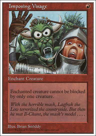 Magic the Gathering: 5th Edition (Base Set) card 242 Imposing Visage