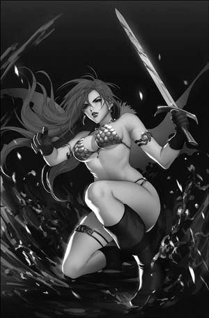Red Sonja: Black White Red issue 6-H Leirix Li 1:11 Black & White Virgin Cover
