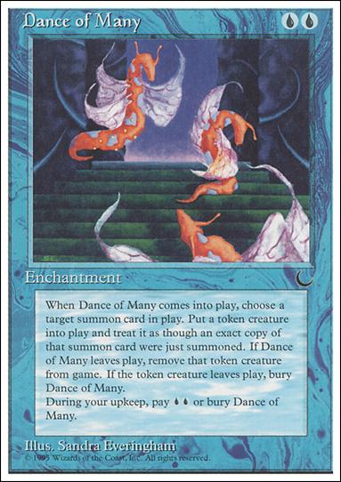 Magic the Gathering: Chronicles (Base Set) card 17 Dance of Many