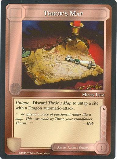 Middle-Earth: The Dragons (Base Set) card 151 Thror's Map