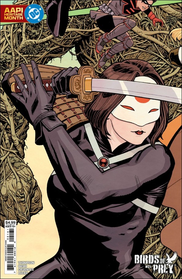 Birds of Prey (2023) issue 21-D Cliff Chiang AAPI Heritage Cardstock Cover