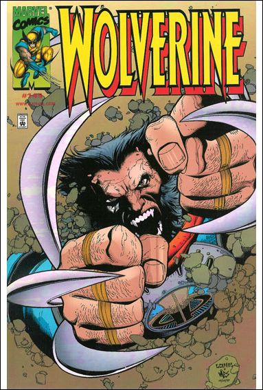 Wolverine (1988)  issue 145-E Dynamic Forces Chrome Cover 1/3000