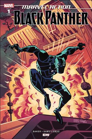Marvel Action: Black Panther issue 1-C Elsa Charretier 1:25 Cover