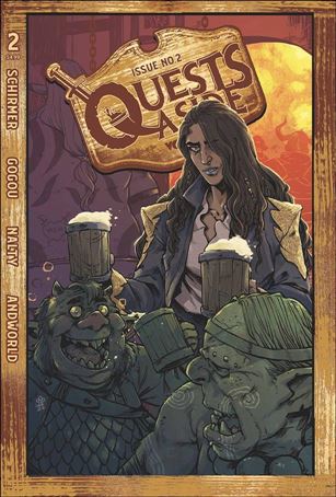 Quests Aside issue 2-B Michael Dialynas Cover