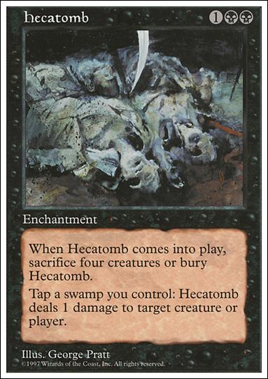 Magic the Gathering: 5th Edition (Base Set) card 167 Hecatomb