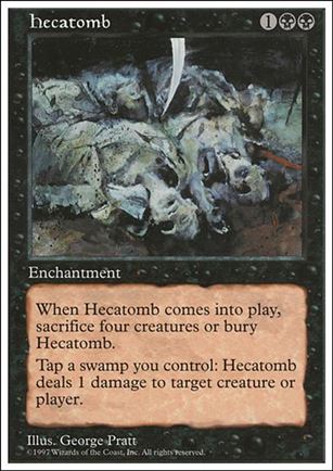 Magic the Gathering: 5th Edition (Base Set) card 167 Hecatomb