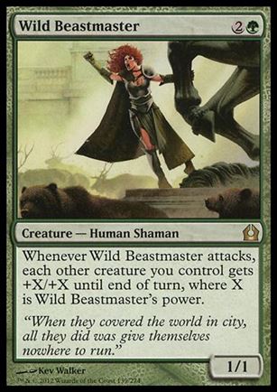 Magic the Gathering: Return to Ravnica (Base Set) card 139 Wild Beastmaster
