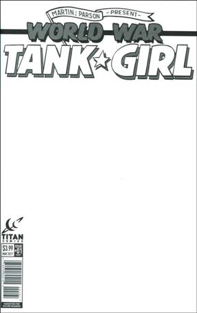 World War Tank Girl issue 1-F Blank/Sketch Cover