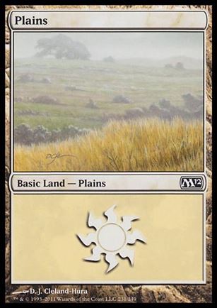 Magic the Gathering: 2012 Core Set (Base Set) card 231 Plains