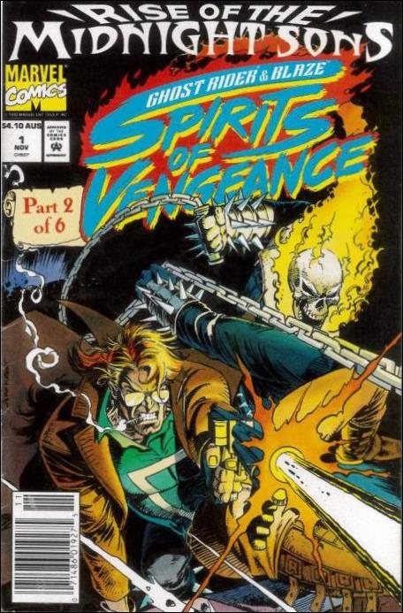 Ghost Rider/Blaze: Spirits of Vengeance issue 1-D Australian Price Cover