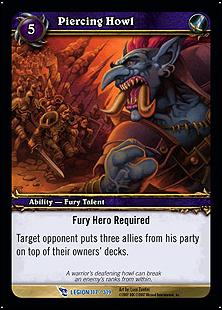 World of Warcraft: March of the Legion (Base Set) card 117 Piercing Howl