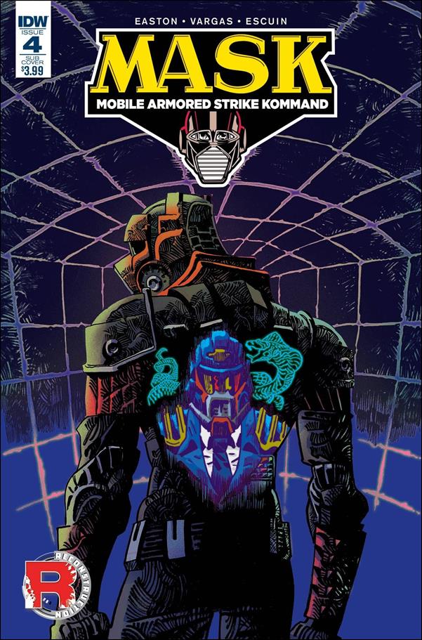 M.A.S.K.: Mobile Armored Strike Kommand issue 4-B Joe Suitor Subscription Cover