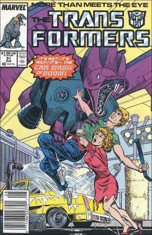 Transformers (1984) issue 31-B Newsstand Cover