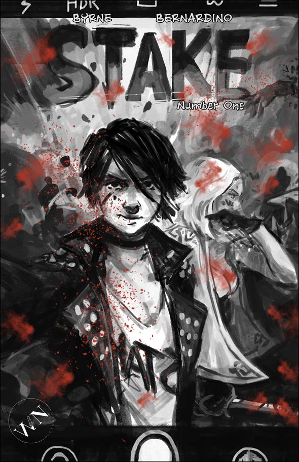 Stake (2020) issue 1-B Luis Bernardino Bloody Cover