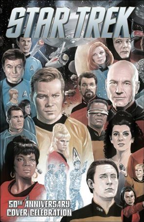 Star Trek: 50th Anniversary Cover Celebration issue nn-B J.K. Woodward Convention Cover A   