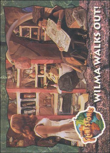 Flintstones: The Movie (Base Set) card 59 Wilma Walks Out!