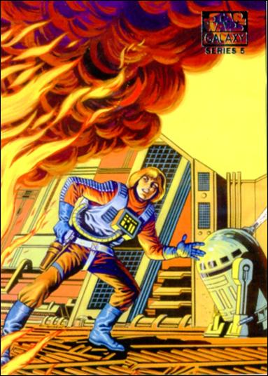 Star Wars Galaxy: Series 5 (Base Set) card 80 Comic Art of France
