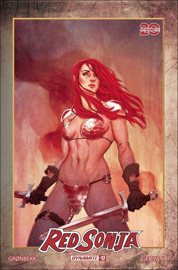 Red Sonja (2023) issue 17-F Jenny Frison Modern Icon 1:10 Cardstock Cover