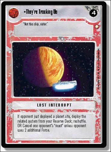 Star Wars: Special Edition Limited (Base Set) card 249 They're Tracking Us