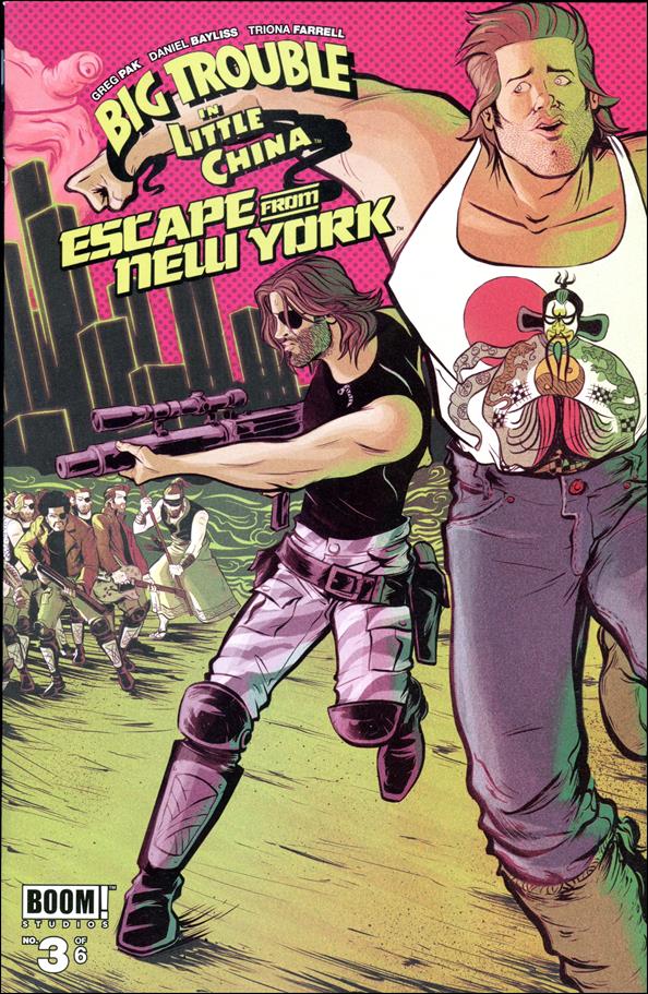 Big Trouble in Little China / Escape from New York issue 3 Daniel Bayliss Cover
