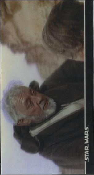Star Wars 3Di Widevision (Base Set) card 12 Rescued by Ben Kenobi!