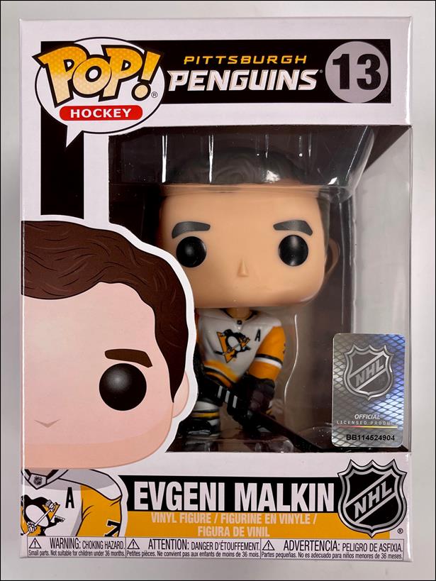 Pop! Hockey figure 13-B Evgeni Malkin (Away Jersey)
