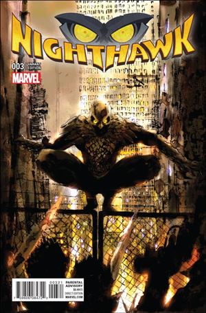 Nighthawk (2016) issue 3-B Keron Grant Cover