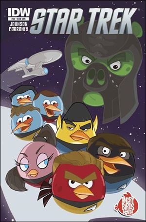 Star Trek (2011) issue 34-B Craig Rousseau Angry Birds Subscription Cover