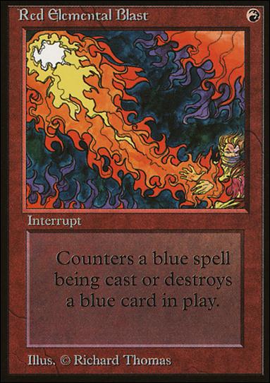 Magic the Gathering: Limited Edition Beta (Base Set) card 170 Red Elemental Blast