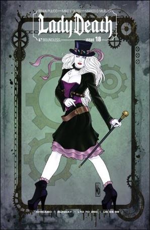 Lady Death (2010) issue 18-H Chicago Comic Con Sunday Steampunk Cover 1/350