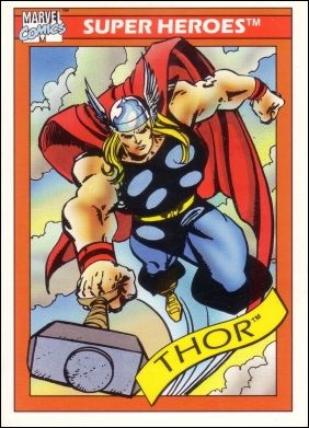 Marvel Universe: Series 1 (Base Set) card 18 Thor