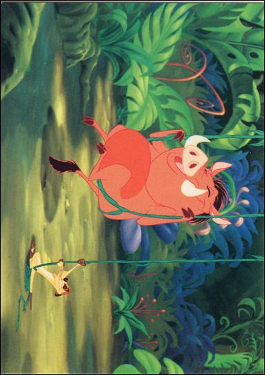 Lion King: Series II (Base Set) card 140 "Hakuna Matata"