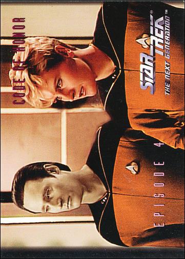 Star Trek: The Next Generation - The Episode Collection Season One (Base Set) card 20 Code of Honor, Episode 4B