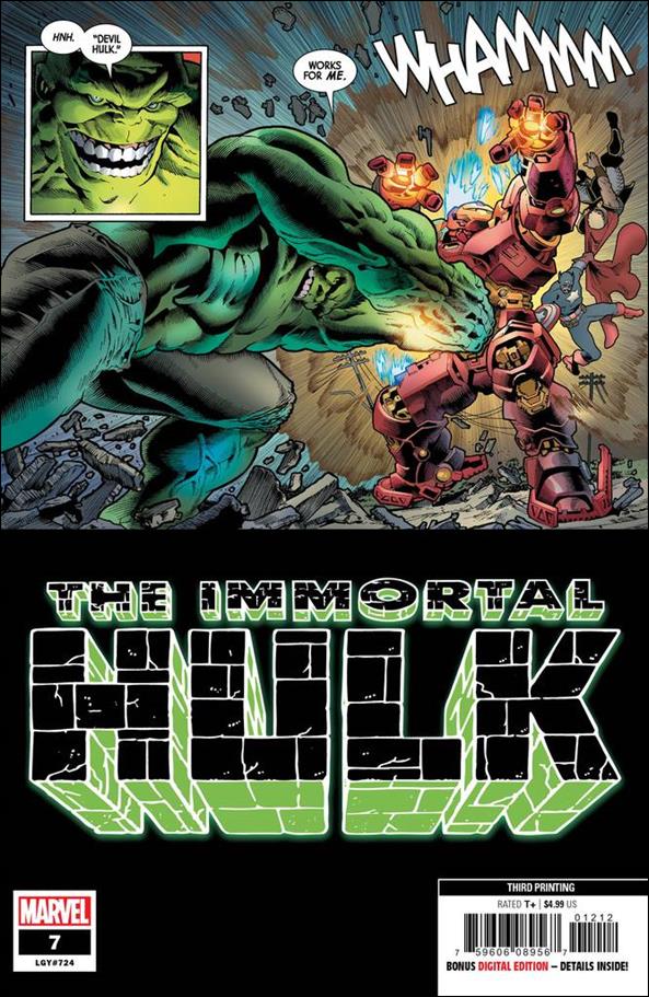 Immortal Hulk issue 7-F Joe Bennett Cover (3rd Printing)