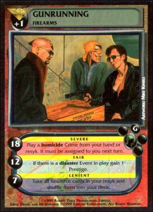 Dredd: The Card Game card 10 Gunrunning