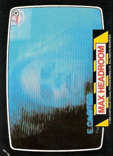 Max Headroom (Base Set) card 19