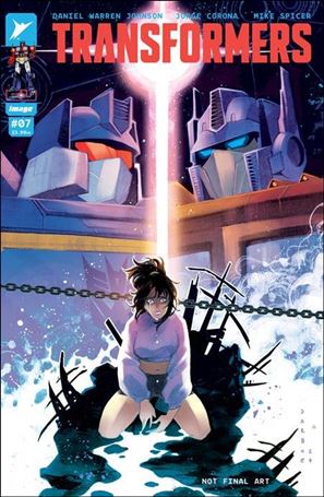 Transformers (2023) issue 7-C Karen S. Darboe 1:10 Connecting Cover
