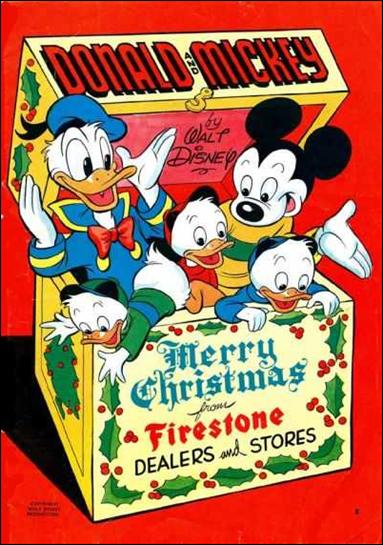 Donald and Mickey Merry Christmas issue 1949