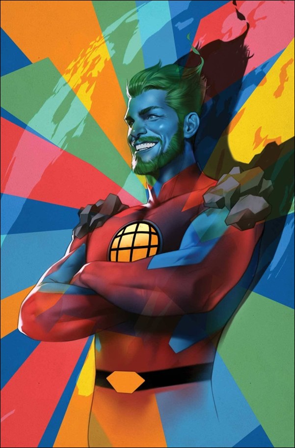 Captain Planet (2025) issue 1-X Ben Oliver Foil virgin 1:15 Cover