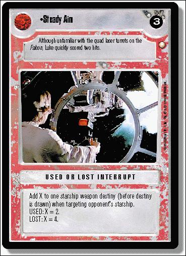 Star Wars: Special Edition Limited (Base Set) card 270 Steady Aim