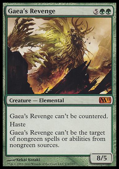 Magic the Gathering: 2011 Core Set (Base Set) card 174 Gaea's Revenge