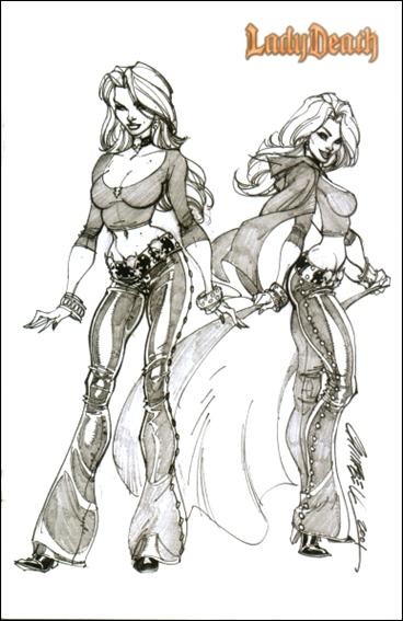 Lady Death: The Gauntlet issue 2-B Sketch Cover
