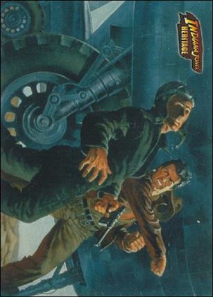 Indiana Jones Heritage (Base Set) card 84 Poster Art: Slugfest on the Runway