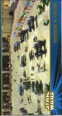 Star Wars: Episode I Widevision: Series 2 (Base Set) card 39 Podracers in Position
