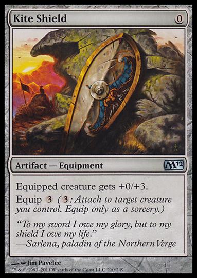 Magic the Gathering: 2012 Core Set (Base Set) card 210 Kite Shield
