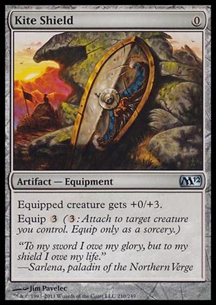 Magic the Gathering: 2012 Core Set (Base Set) card 210 Kite Shield