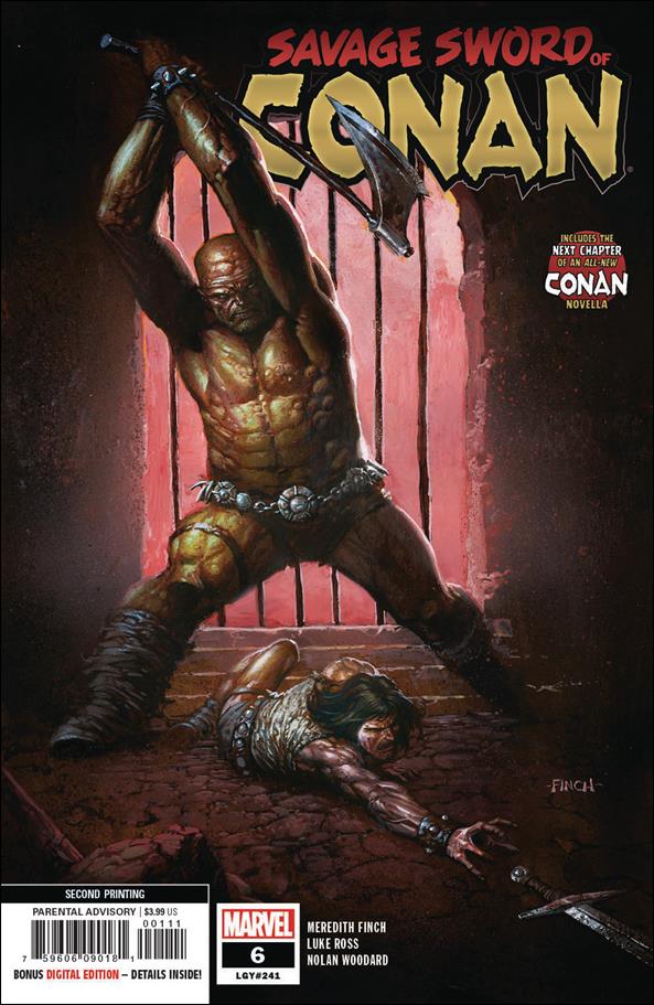 Savage Sword of Conan (2019) issue 6-D David Finch Cover (2nd Printing)