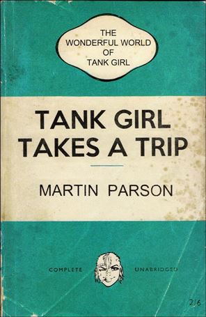 Wonderful World of Tank Girl issue 4-C Alan Martin Bookshelf Cover
