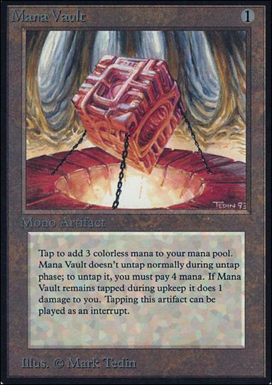Magic the Gathering: Limited Edition Alpha (Base Set) card 260 Mana Vault