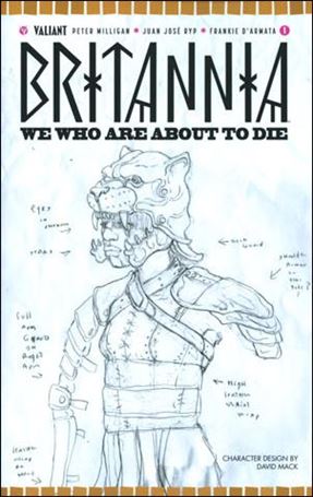 Britannia: We Who Are About to Die issue 1-D David Mack 1:10 Character Design Cover